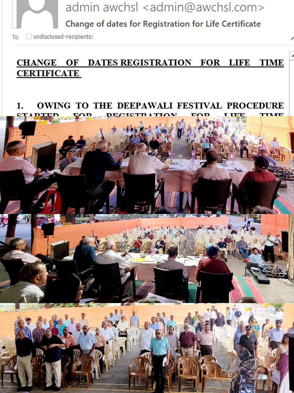 Swacch Swasth Surakshit Sign